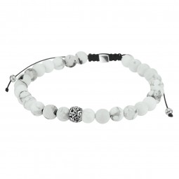 Perlen Armband kralenarmband cabochon Weiß