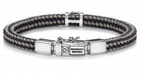 Buddha to Buddha Bracelet Denise Cord Mix Grey