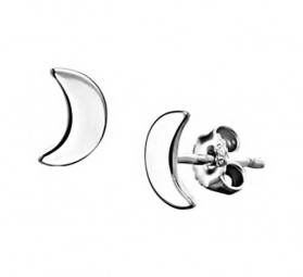 Ohrringe Sterling Silber 925/000 rhodiniert - Mond