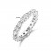 Damenring - Trauring - Memoire Ring 925 Silber rhodiniert