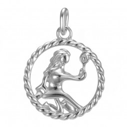 Jungfrau Sternzeichen Anhänger 925 Silber