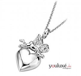 Giorgio Martello Milano Kette mit Anhänger, »500951293450, Herz mit Engel«
