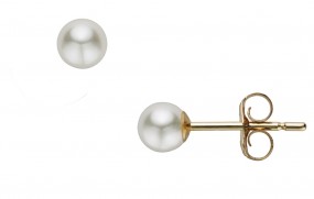 Ohrringe Perlen-Ohrstecker aus 585 Gold
