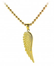 Engelsflügel Schutzengel Anhänger Gold 585