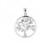 Anhänger 925 Sterling Silber rhodiniert Baum Lebensbaum