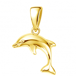 Delphin Anhänger 585 Gold