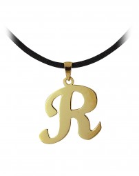 Buchstaben Anhänger (R) 585 Gold