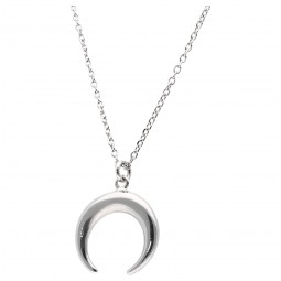 Damen Mond Anhänger 925 Sterlingsilber rhodiniert