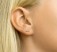 Damen-Ohrstecker Stäbchen Sterling Silber gelbvergoldet - Ohr-Schmuck Stab Ohrringe gelb-gold