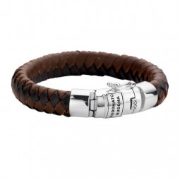 Buddha to Buddha Armband Leder "BEN MIX" Schwarz & Braun 544MIX