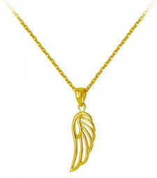 Engelsflügel Goldanhänger Flügel in 585 Gold