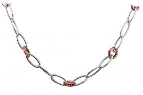 Collier Goldcollier aus 585 Gelbgold Weißgold Rosegold