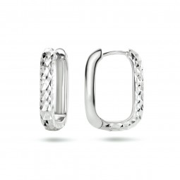 Damen Creolen aus 925/- Sterling Silber