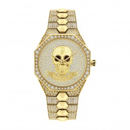 Police Uhr PL.16027BSG/22M Damen Gold Strass Steine