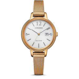 Citizen Eco Drive Gold Damenuhr EW2447-89A