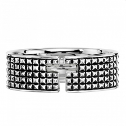 cai Ring 925/- Sterling Silber rhodiniert Kreuz