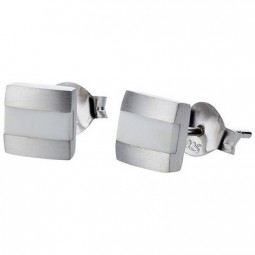 Ohrringe Weiß aus 925 Sterling Silber