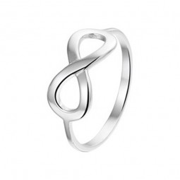 Silber Infinity Ring Unendlichkeit Sterlingsilber 925 Ewige Liebe