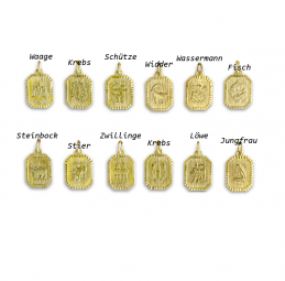 Sternzeichen Anhänger 333/- Gelbgold