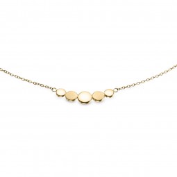 Damen Collier aus Reintitan goldplattiert 08031-02