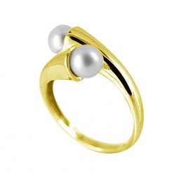 Damenring in Gold 585 mit Perle