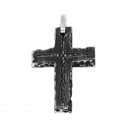 kreuz anhänger edelstahl herren