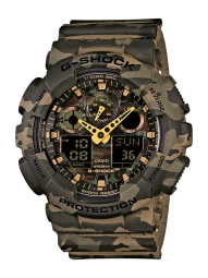 CASIO G-SHOCK Herrenuhr Chronograph GA-100CM-5AER
