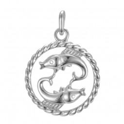 Anhänger Sternzeichen Fisch 925 Silber