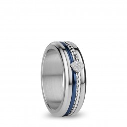 BERING Arctic Symphony silber blau - Ring Valentine