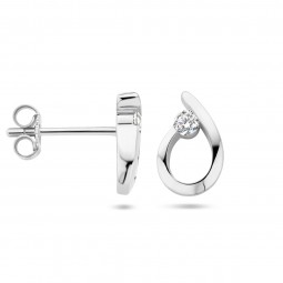 Ohrstecker Zirkonia 925 Silber Damen