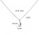 Damen-Halskette Collier Fatimas Hand 925 Sterling Silber rhodiniert