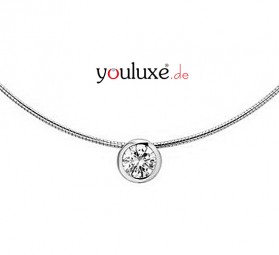 Collier Silberkette Omegareif 925er Sterlingsilber rhodiniert