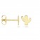 Kaktus Ohrstecker 585 Gold