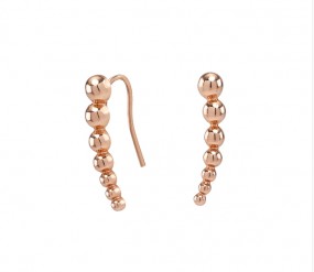 Ohrklemme in rosègold (925er Sterling Silber mit Rosèvergoldung)