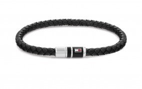 Tommy Hilfiger Herren Armband geflochten schwarz 2790294