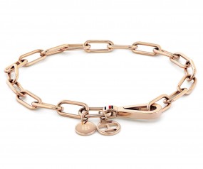 TOMMY HILFIGER Edelstahlarmband DRESSED UP, 2780336, mit Emaille