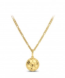 Fußball Anhänger Unisex 585 Gelbgold