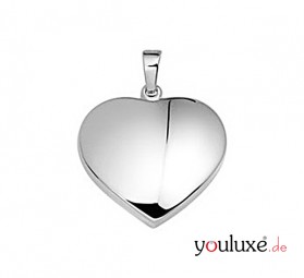 Herz Medaillon zum Öffnen Silber 925