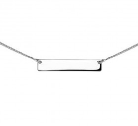 Gravurplatte mit Kette Panzerkette Collier