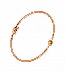 Armreif 585er echt Gold Armspange 585 Roségold 14 Karat Armband