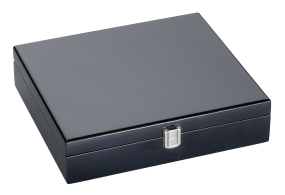 Holzkoffer für 10 Uhren braun