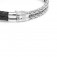 BUDDHA TO BUDDHA 132 Katja Knot Mix Silver/Leather Bracelet Black