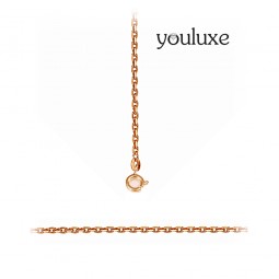 Rosegold Ankerkette Massiv 925 Sterling Silber