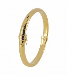 Damen-Armreif aus 585 Gold Oval.