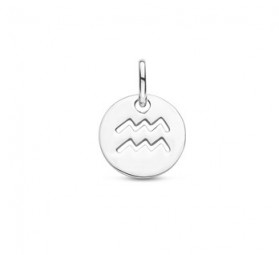 Sternzeichen Wassermann - Anhänger aus 925 Echt Silber