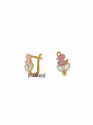 Kinder Ohrschmuck Ente 585 Gold