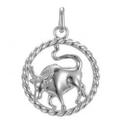 Anhänger Sternzeichen Stier 925 Silber