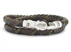 Buddha to Buddha 798 BL Maria Double Black Mix armband