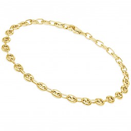 Bohnenkette Armband 585 Gold