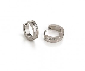 Boccia Scharnier Creolen 10 Brillanten 0,05 ct